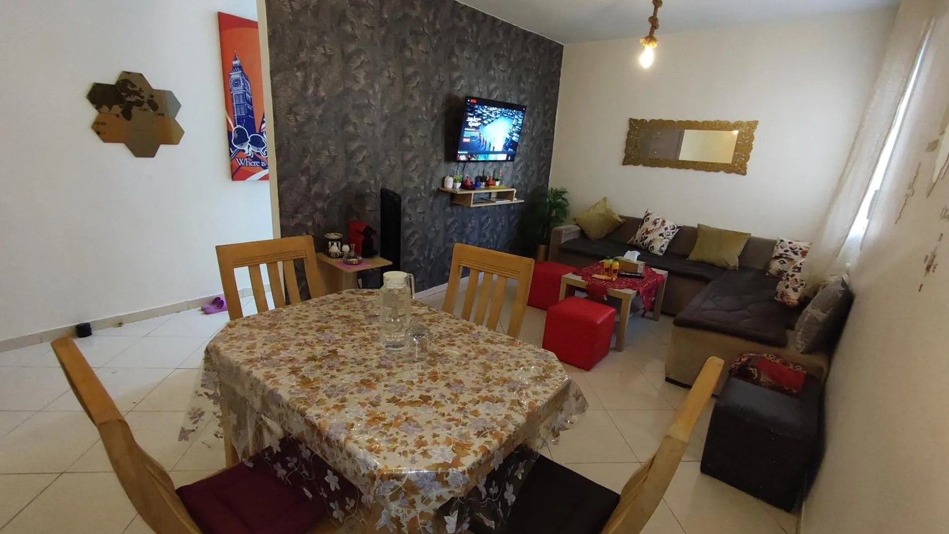 Beautiful Ground-Floor Apartment With Portable Air Conditioning, Parking, And Free Wi-Fi Casablanca